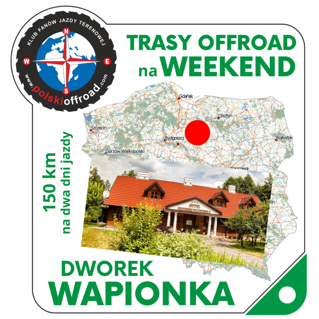 trasy off road pojezierze brodnickie