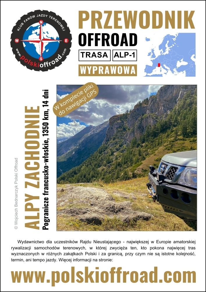 wyprawowa trasa off-road Alpy Zachodnie