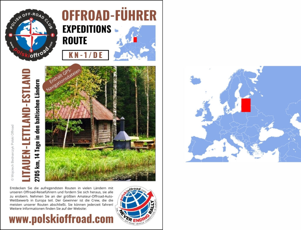 Offroad-Tracks Litauen Lettland Estland